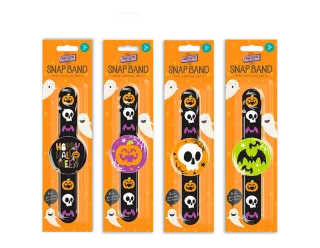 Halloween Flashing LED Snap Band - HAL3682
