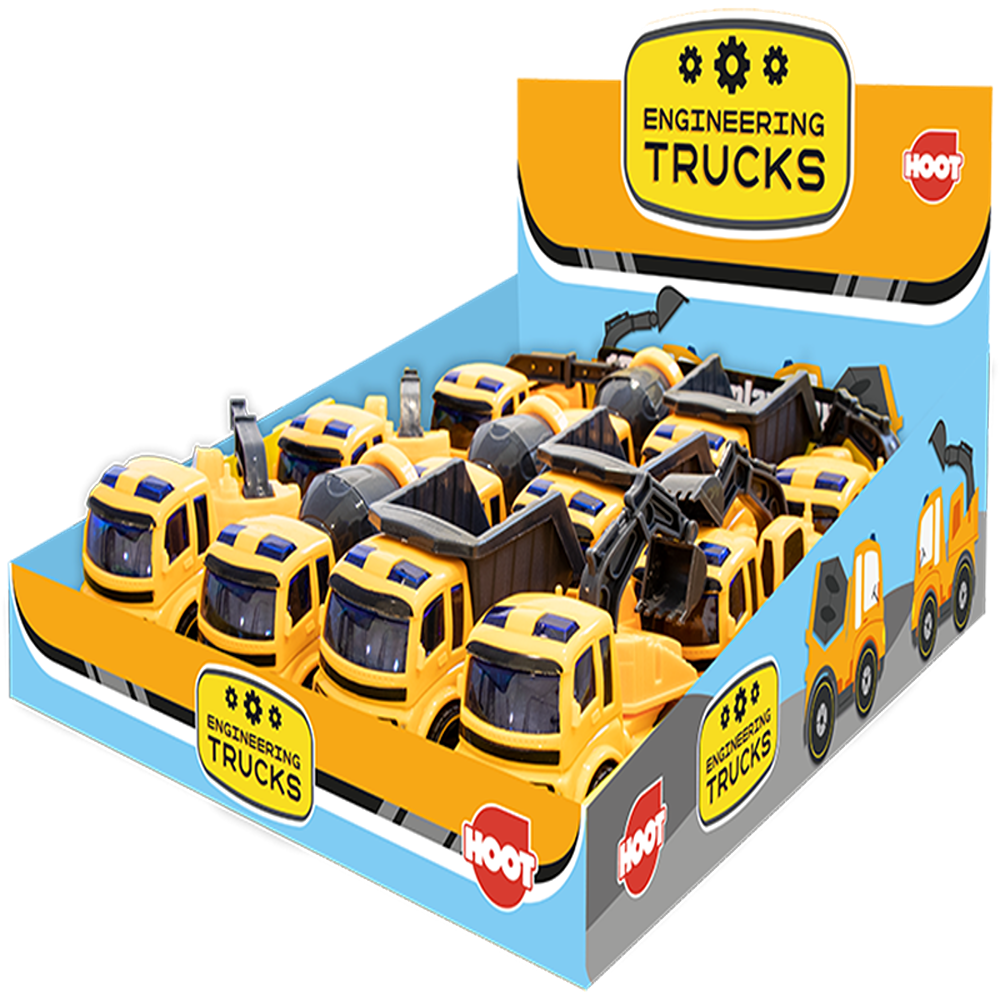 Digger Trucks PDQ - TOY6234OB