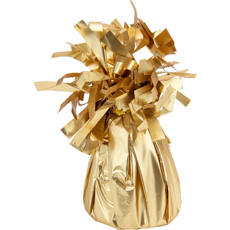 Foil Balloon Weights Gold Silk - 12PCS - 222630
