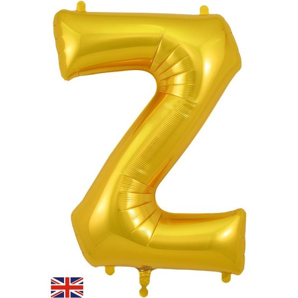 Oaktree 34inch Letter Z Gold - 605398