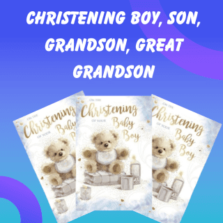 Christening Boy, Son, Grandson, Great Grandson