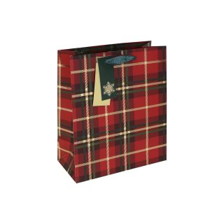 EuroWrap – Tartan Large Bag – 12pcs – X-36154-2C