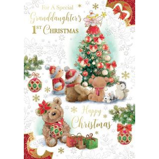 Granddaughter's 1st Christmas Juv - XGL5001C/07