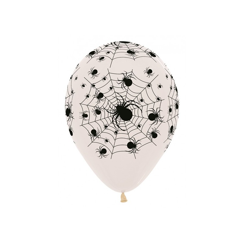 Sempertex 12" - Spiderweb - Crystal Clear - 390 - 25 Pcs - R12WEB390