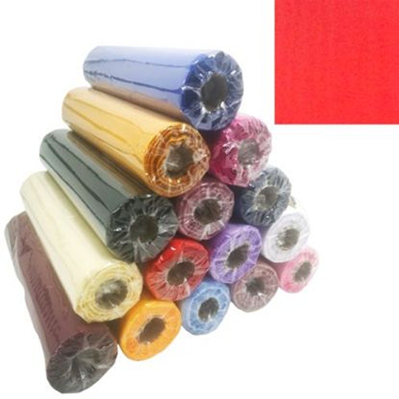 SATIN FABRIC 29cm X 20metres RED - 024619