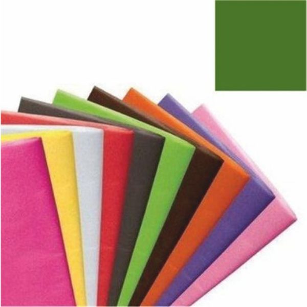 TISSUE PAPER 500 X 750mm (17gsm) X 240 SHEETS HUNTER GREEN