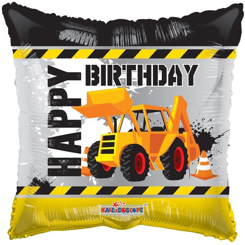 Happy Birthday Under Construction (18 inch)*