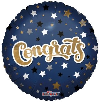 Congrats Blue Star Balloon(18 Inch)*