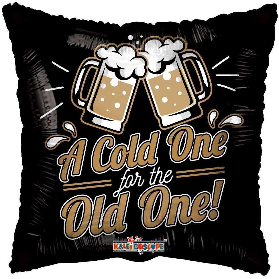 Eco Balloon - A Cold One for the Old One (18 Inch)*