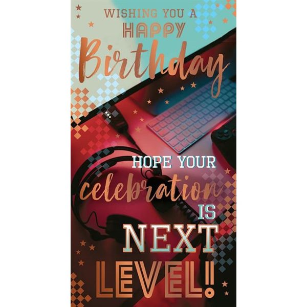 Kingfisher - Happy Birthday Gaming Male - Code 30 - 6pk - FTN168