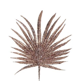 29cm GLITTER PALM PICK ROSE - 57409