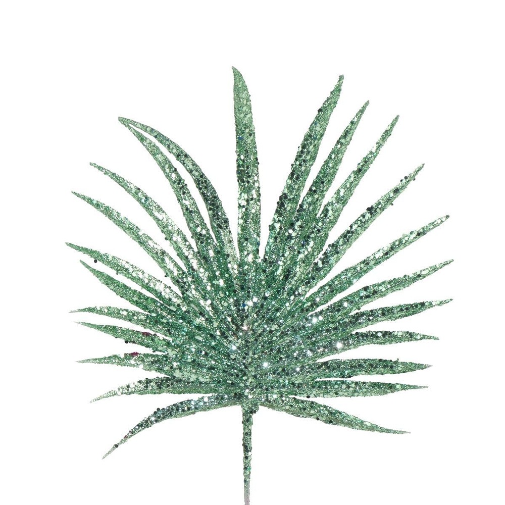 GLITTER PALM PICK SAGE 29cm - 57407
