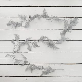 178CM GLITTER FERN GARLAND SL - 60616
