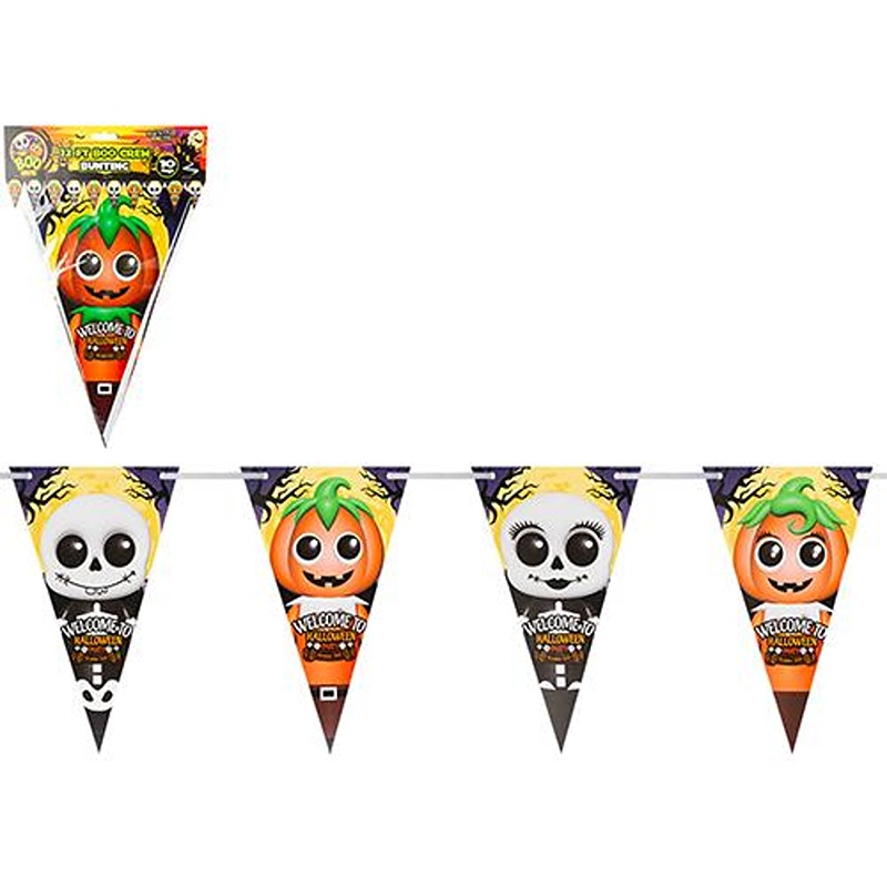 12FT PE BOO CREW BUNTING IN OPP BAG WITH HEADER CARD - 966011*