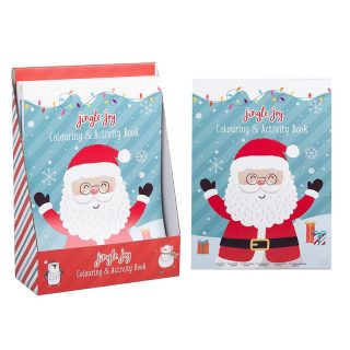 SANTAS COLOURING & ACTIVITY BOOK  - R01-1635-F *
