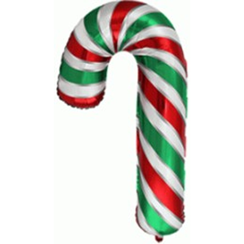 Flexmetal 39" Green/Red/White Candy Cane Supershape Packaged - 901844VE