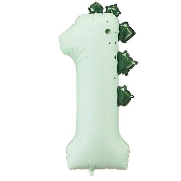 Number 1 Dinosaur Foil Balloon - 36" - FB315-1