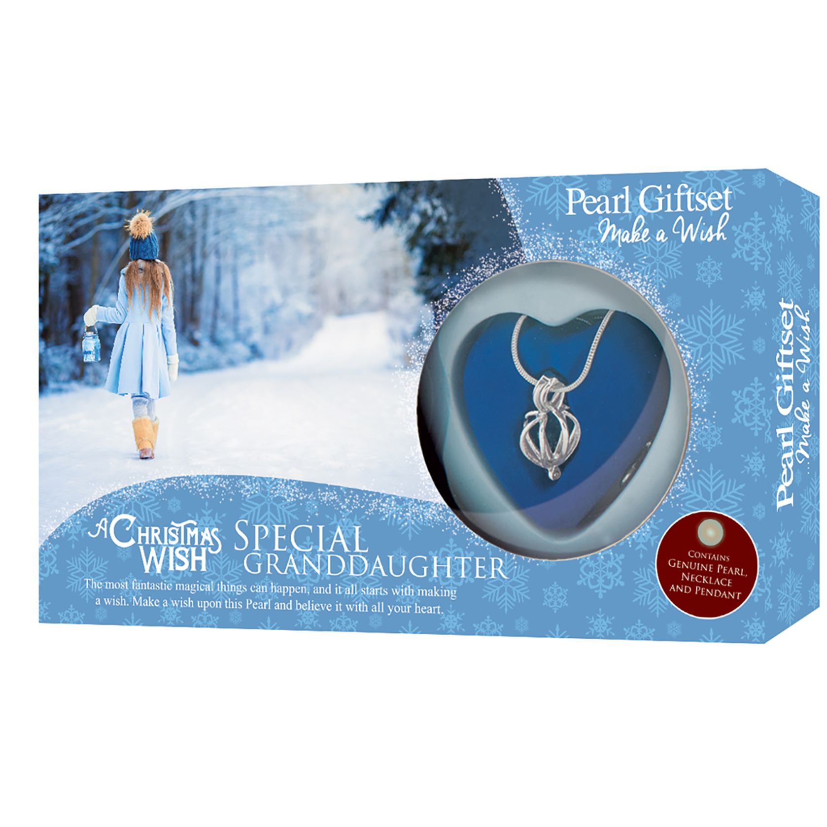 Granddaughter Pearl Pendant Giftset - WP73