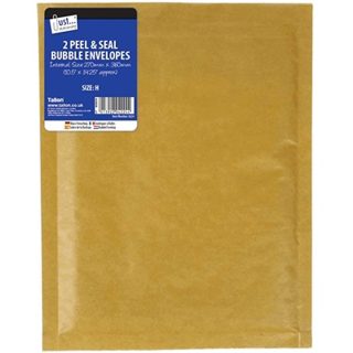 2 Bubble Envelopes Size H 270 x 360*