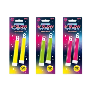 6" Glow Stick 2pk  TOY6203