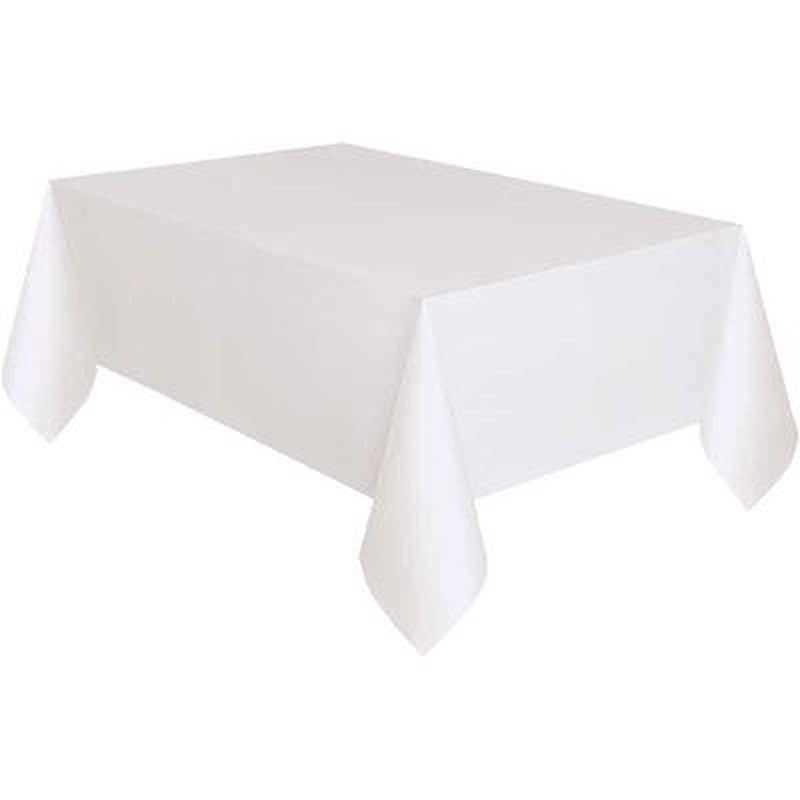 Plastic Table Cover Roll (1Mx30M) - White - 86993