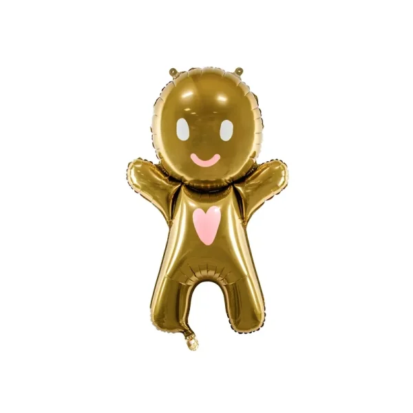 Party Deco - Foil Ballon Gingerbread Man, 67x97 cm - FB82