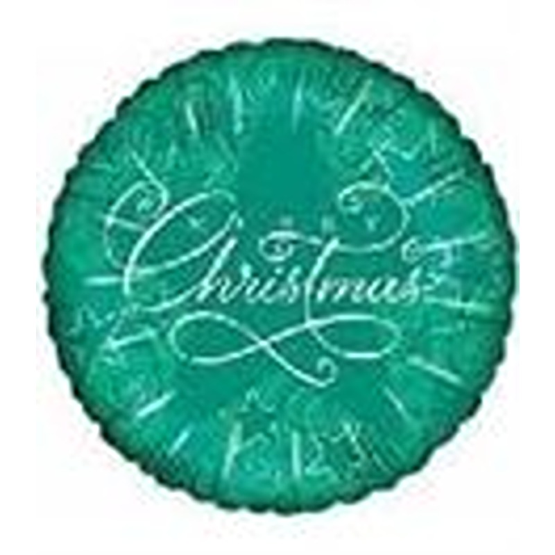 CTI 9" Merry Christmas Stars Green