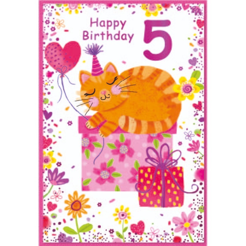 Simon Elvin - Female 5th Birthday - 6pk - Code 50 - SE32437