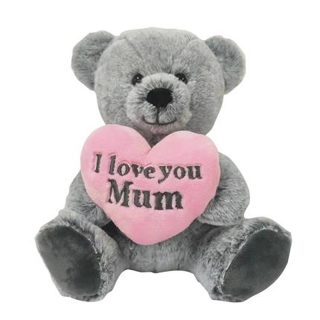 Eurowrap - Mother's Day Plush Bear 10" - 33628-PLC