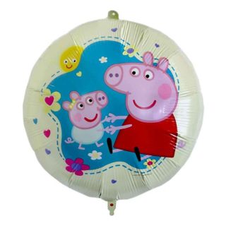 Peppa Pig With Little Baby Foil Balloon - 18" - 98254