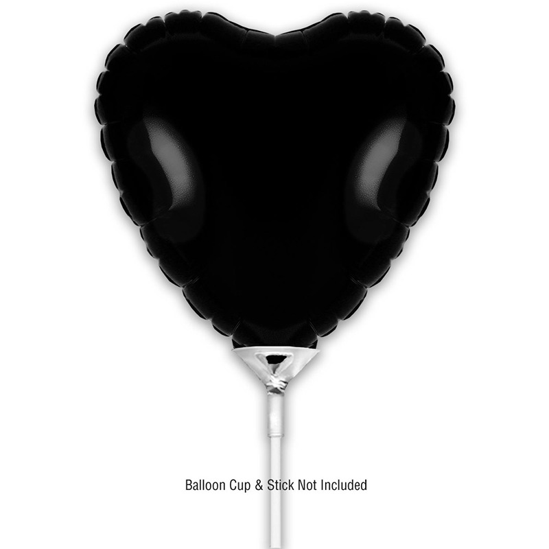 Oaktree - Black Heart Packaged (5 pcs) - 9" - 602489