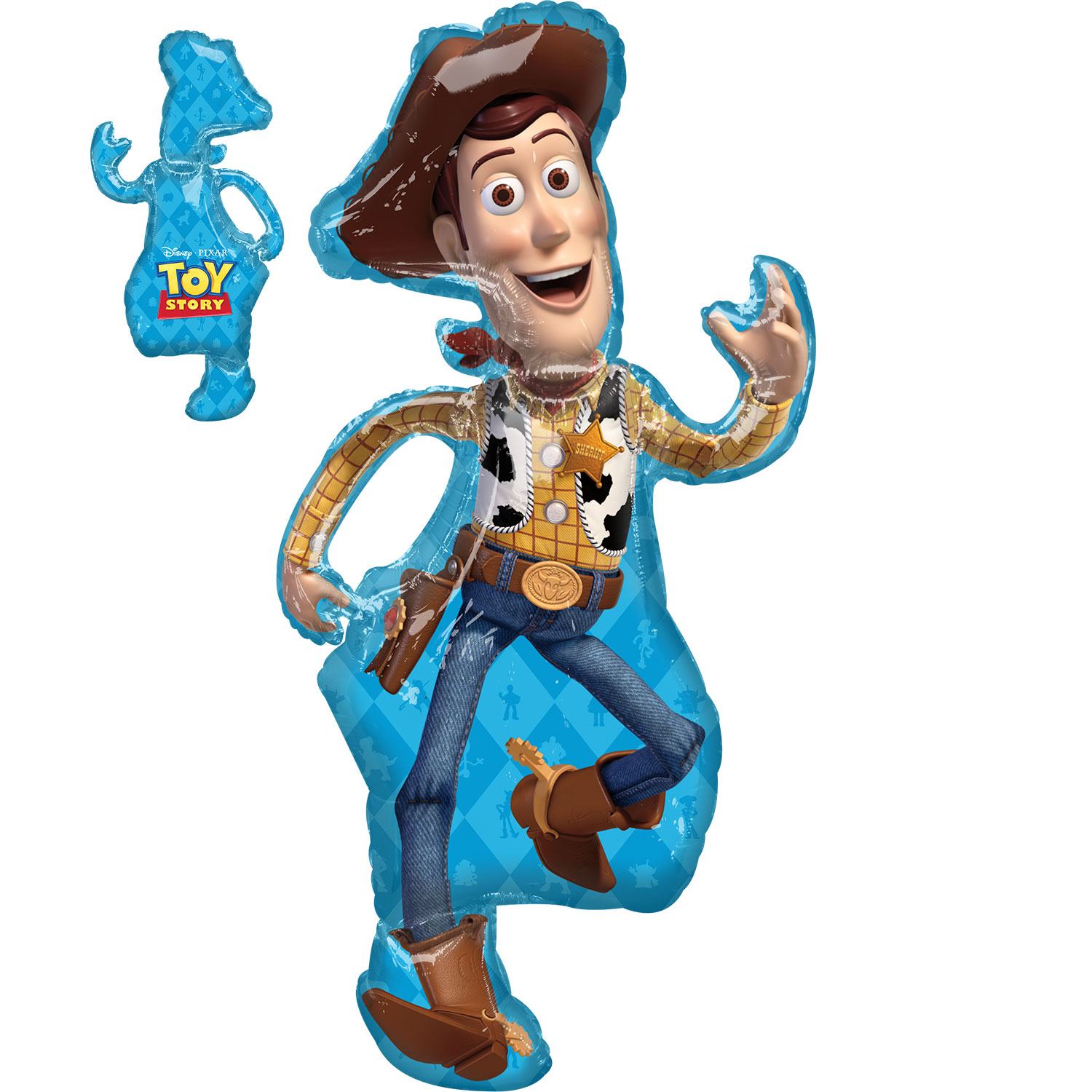 Anagram Toy Story 4 Woody SuperShapeUnpackaged 22"/55cm x 44"/111cm P38*