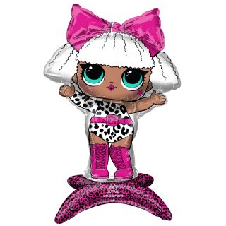 Anagram Diva L.O.L Surprise Sitter Foil Balloons 16"/40cm w x 23"/58cm h P50*