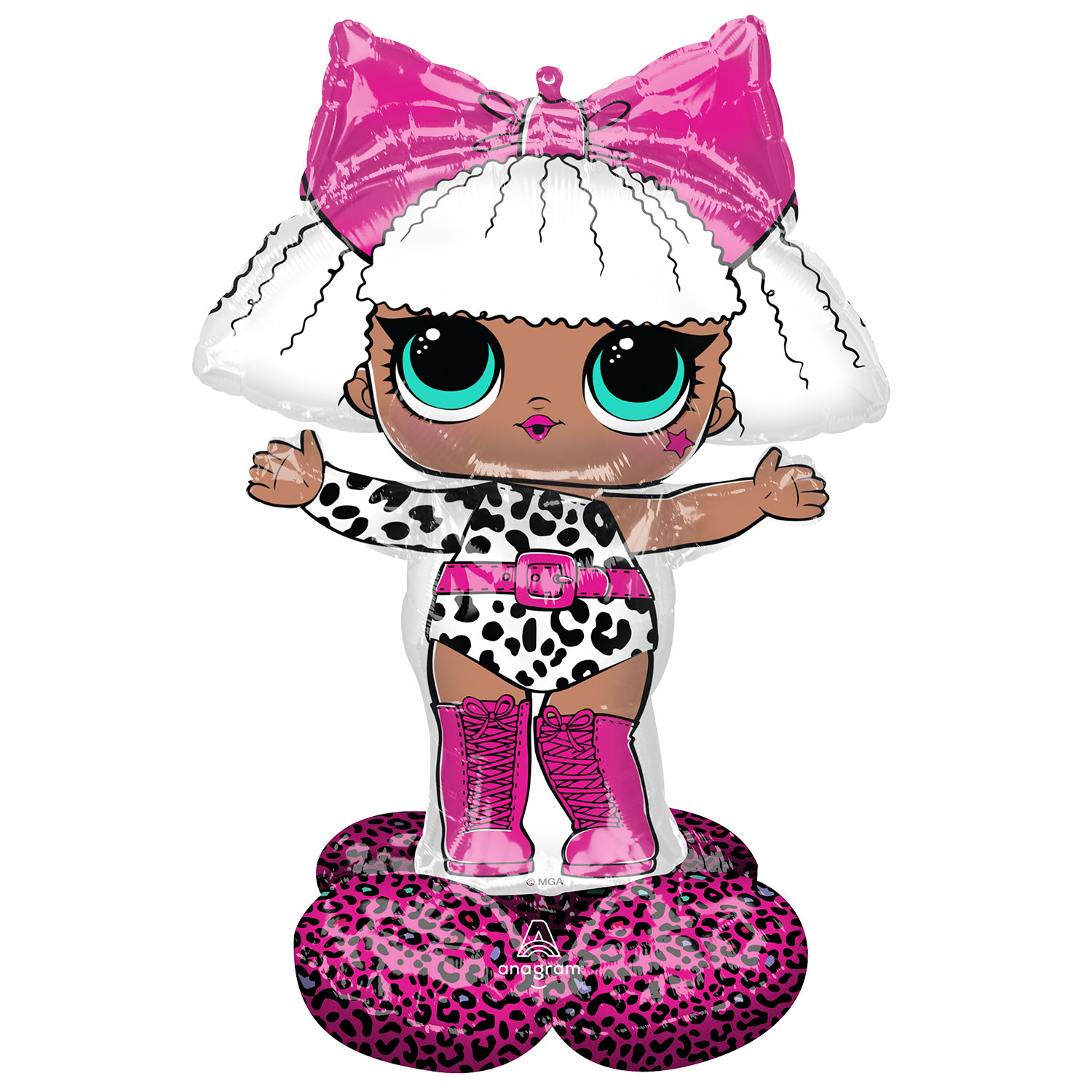 Anagram L.O.L Surprise! Glam Diva AirLoonz Foil Balloons 35"/88cm w x 47"/119cm h P70*