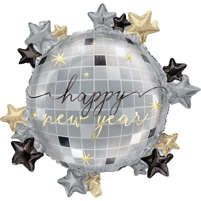 Unique - New Year Disco Ball Foil - 22" - 48010