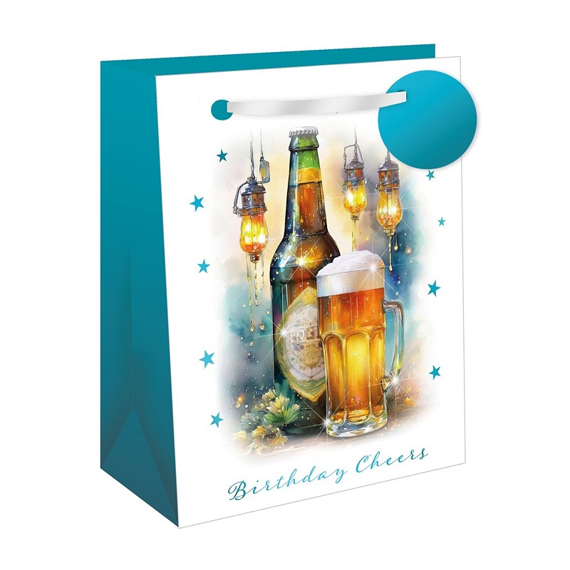 OTB - Birthday Cheers Medium Bag - 6pk - EGB1065