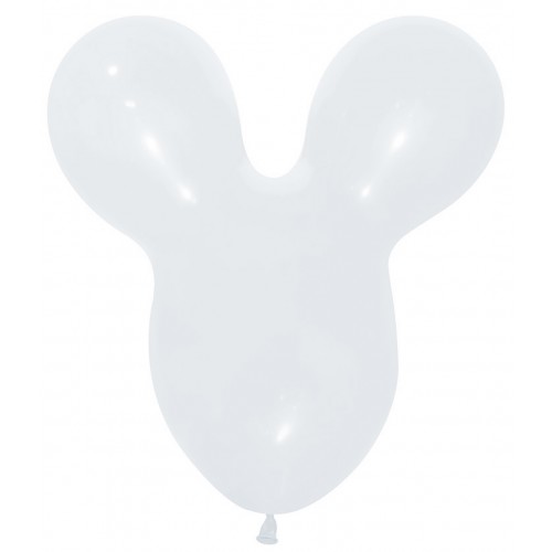 Sempertex 17" Mouse Head White 005 - 25ct - MH005