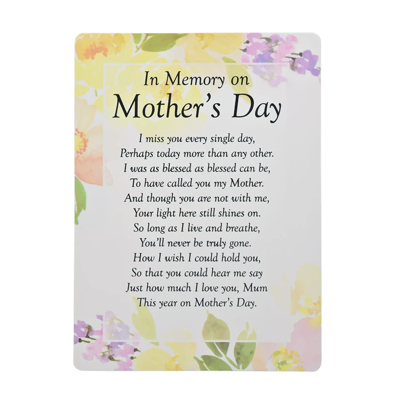 Widdop - Graveside Cards - In Memory on Mothers Day - 1CT - TY190