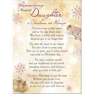Regal - Remembering A Wonderful Daughter - Grave Card*
