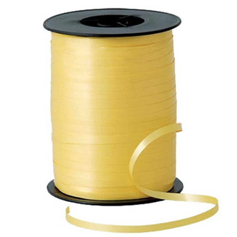 CURLING RIBBON 5MM SUNSHINE YELLOW