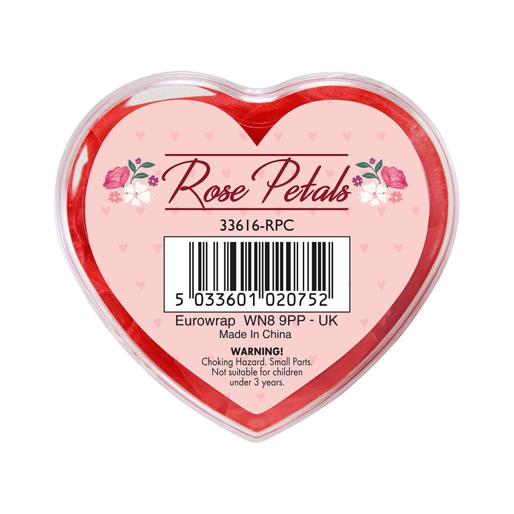 RED ROSE PETALS IN ACETATE BOX - 33616-RPC - Image 2