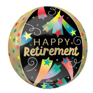 Happy Retirement Orb - 15" - 4984501