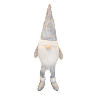 43CM SITTING KNITTED GONK GREY - 58501 *