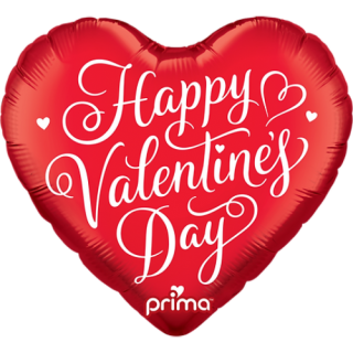 18" Heart Happy Valentine's Day Script - PF-0071-18-50-1