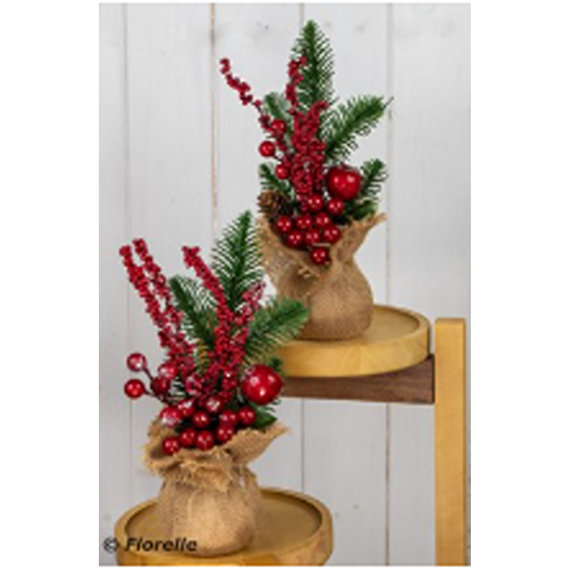 Berry Snow In Burlap Assorted Styles - FL9600*1