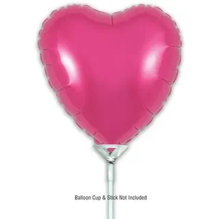 Oaktree - 9" Pink Heart Packaged - 602335