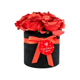Artificial Flowers Gift Box 22cm x 19.5cm - VAL12689OB