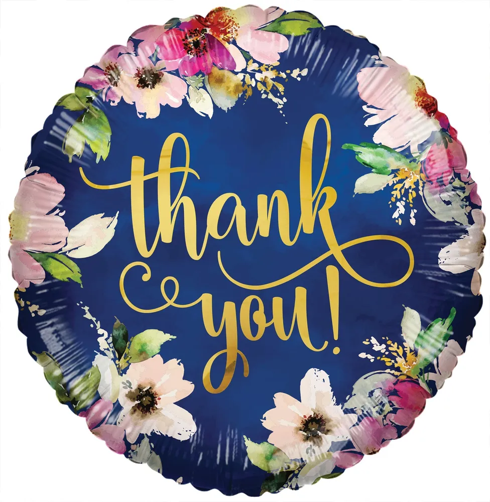Thank You Flowers Balloon - 18 Inch - 18154-18