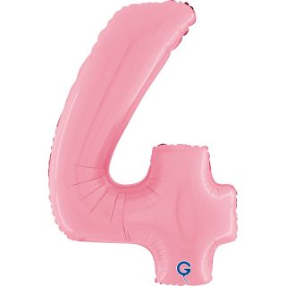 Number 4 Pastel Pink 26inc
