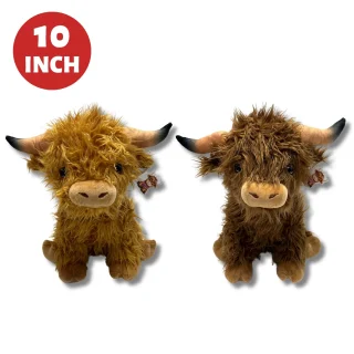 10″ HAMISH & HETTY HIGHLAND COW -  31007-10 ( Random Sent)